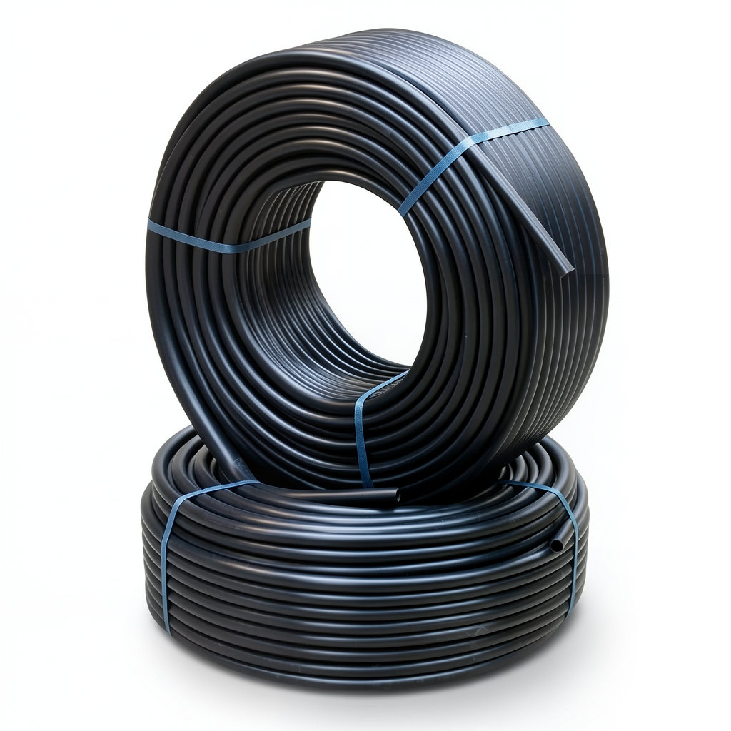 أنابيب HDPE الراجحي PE 80 ضغط 10 بار قطر خارجي 50 مم سمك 3.7 مم لون أسود