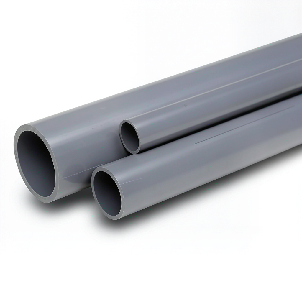 مواسير UPVC ضغط اسمي 12.5 بار قطر خارجي 140 مم سمك 6.7 مم