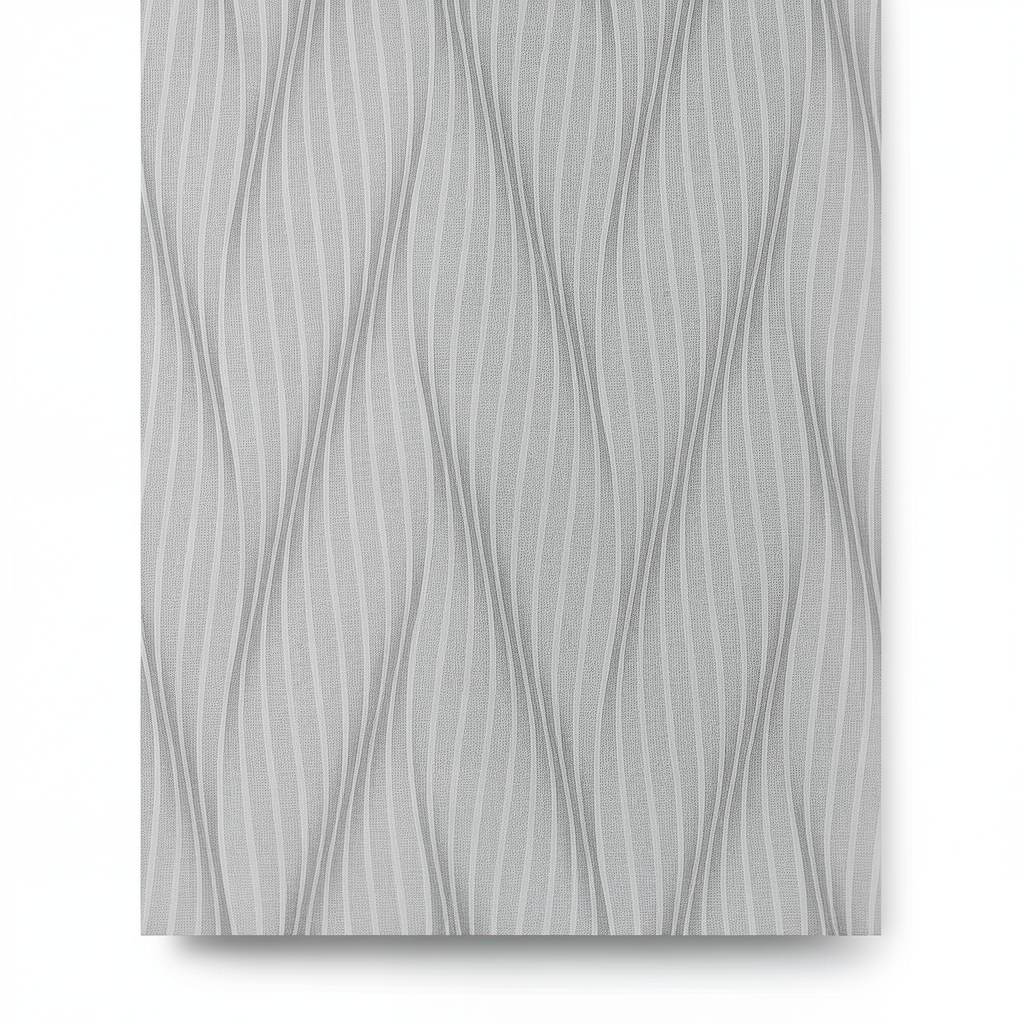 Wavy Wall Decoration Gray 10m x 0.53m, Model 10033-10