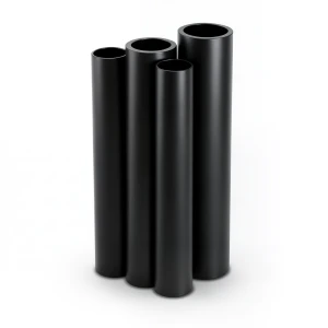 أنابيب HDPE PE 80 ضغط 10 بار قطر 250 مم سمك 18.4 مم لون أسود
