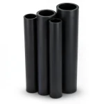أنابيب HDPE PE 80 ضغط 10 بار قطر 280 مم سمك 20.6 مم أسود