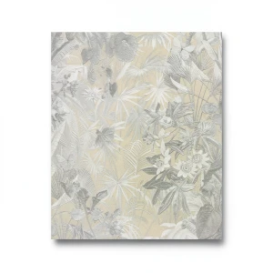 Italian Wall Covering Gray with Beige, 10m x 1.06m, Model BM29044