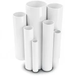 مواسير UPVC ضغط اسمي 6 بار قطر خارجي 110 مم سمك 3.2 مم لون أبيض