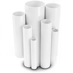 مواسير UPVC ضغط اسمي 6 بار قطر خارجي 110 مم سمك 3.2 مم لون أبيض