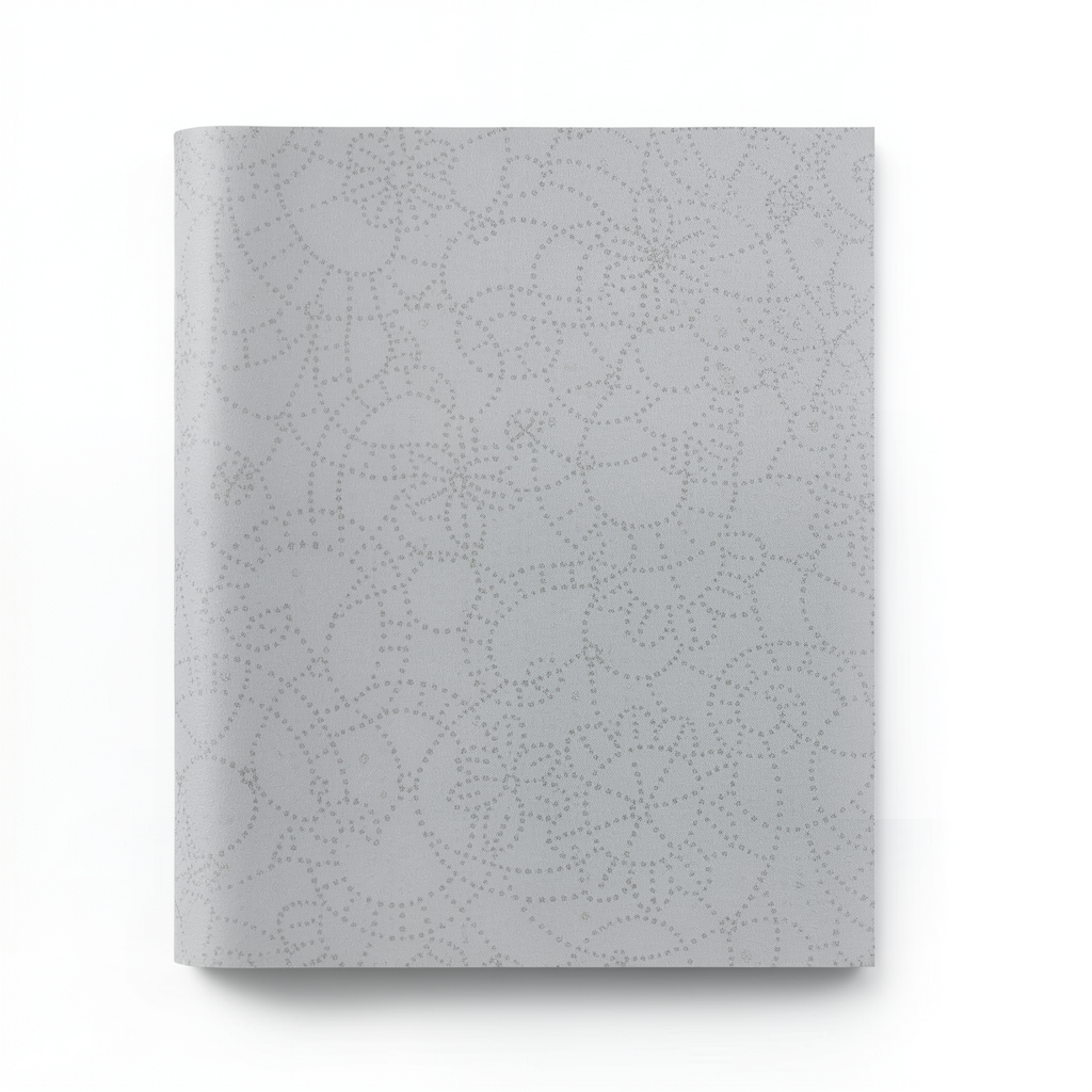 Italian Wall Covering Gray Color Length 10 m Width 0.53 m Model 6228