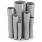UPVC Pipes Nominal Pressure 15 Bar Outside Diameter 140 mm Thickness 9 mm Gray