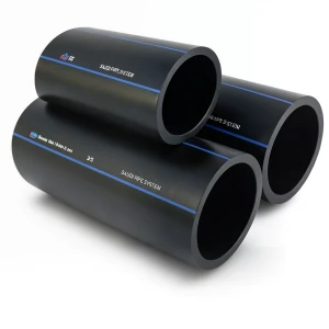 أنابيب HDPE PE 100 ضغط 16 بار قطر خارجي 75 مم سمك 6.8 مم لون أسود | مصنع أنظمة الانابيب السعودي (SPS)