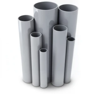 UPVC Pipes Schedule 80 Size 4 Inch Thickness 8.56 mm Gray