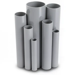 UPVC Pipes Schedule 80 Size 5 Inch Thickness 9.52 mm Gray Color
