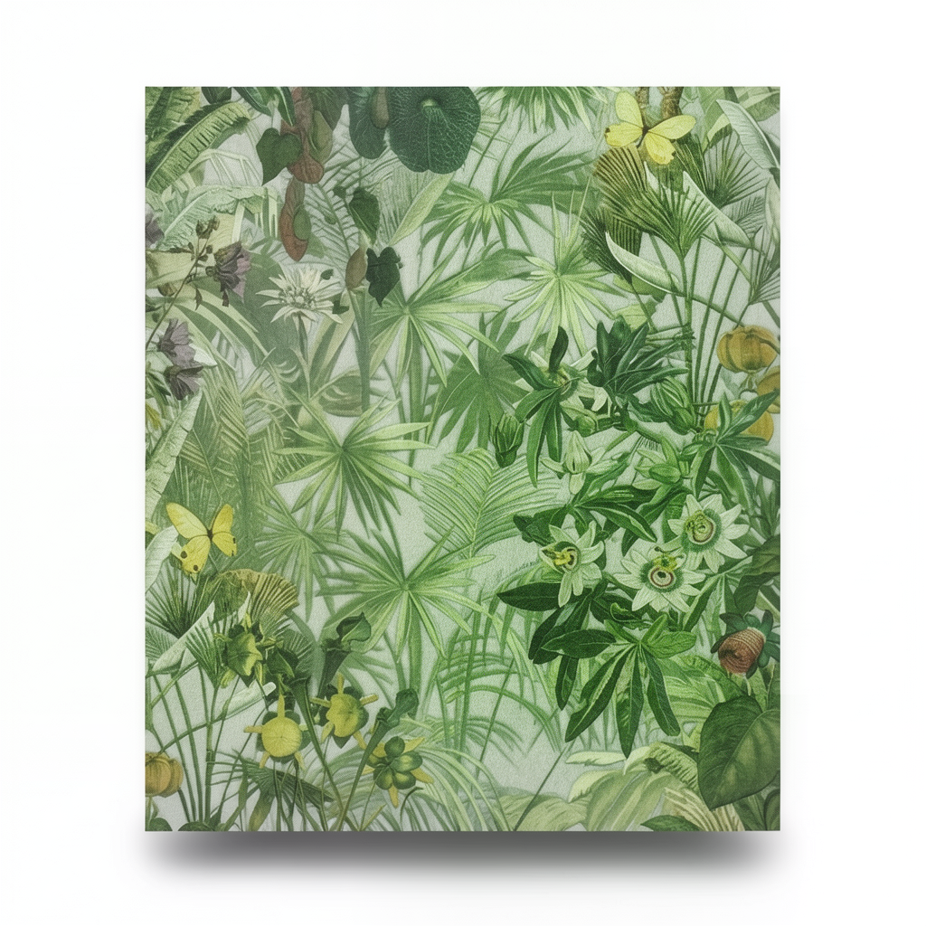 Italian Wallpaper 10m x 1.06m Green Color, Model BM29043