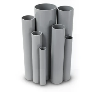 UPVC Pipes Nominal Pressure 6 Bar Outside Diameter 140.4 mm Thickness 4.4 mm Gray