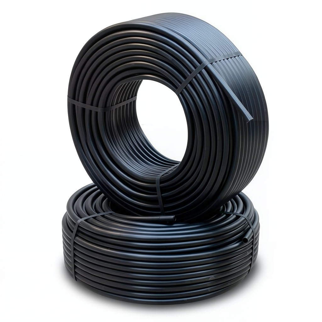 أنابيب HDPE الراجحي PE 80 ضغط 10 بار قطر خارجي 110 مم سمك 8.1 مم لون اسود