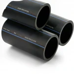 SPS HDPE Pipe PE 80 Pressure 12.5 Bar Outside Diameter 110 mm Thickness 10 mm Black Color