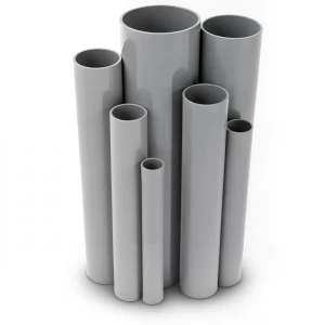 UPVC Pipes Nominal Pressure 12 Bar Outside Diameter 140.4 mm Thickness 8.4 mm Gray