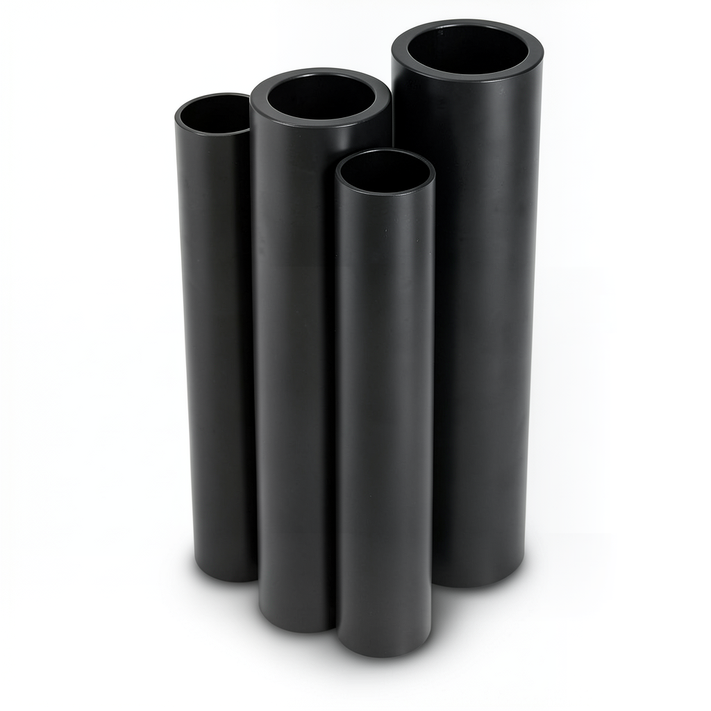 Al-Rajhi HDPE Pipes PE 80 Pressure 10 Bar Diameter 180 mm Thickness 13.3 mm Black