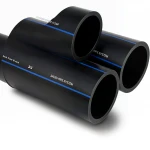 أنابيب HDPE السعودي PE 80 ضغط 8 بار قطر خارجي 8 مم سمك 7.4 مم لون اسود