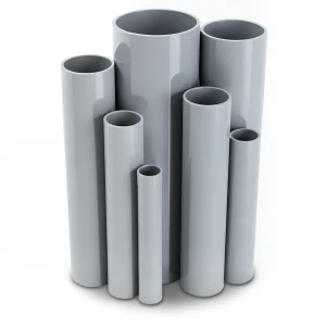 UPVC Pipes Nominal Pressure 6 Bar Outside Diameter 168 mm Thickness 4.5 mm Gray