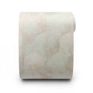 Italian Wall Decoration Geometric Design, Light Brown, 10m Roll