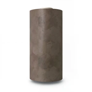 Italian Wallpaper Geometric Design Roll Length 10 m Brown Color