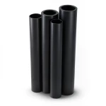 HDPE Pipes PE 80 Pressure 10 Bar 250 mm Diameter 18.4 mm Thickness Black