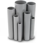 مواسير UPVC قطر خارجي 60.5 مم سمك 2.2 مم لون رمادي