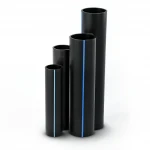 مواسير HDPE الجودة   SDR 33  قطر خارجي 180 مم سمك 5.5 مم لون اسود