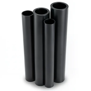 HDPE Pipes PE 80 Pressure 10 Bar Diameter 280 mm Thickness 20.6 mm Black