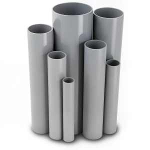 UPVC Pipes 75.0 mm Outside Diameter 1.8 mm Thickness Gray Color