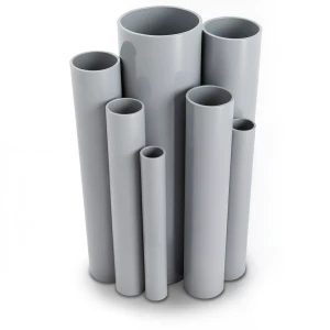 UPVC Pipes Outside Diameter 75.3 mm Thickness 2.2 mm Gray