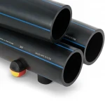أنابيب HDPE السعودي  PE 80 ضغط 8 بار قطر خارجي 75 مم سمك 4.5 مم لون اسود