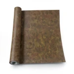 Italian Wallpaper Pattern Design Brown Color, Size 10mx0.70m, Model 14086