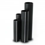 مواسير HDPE الجودة   SDR 33  قطر خارجي 160 مم سمك 4.9 مم لون اسود