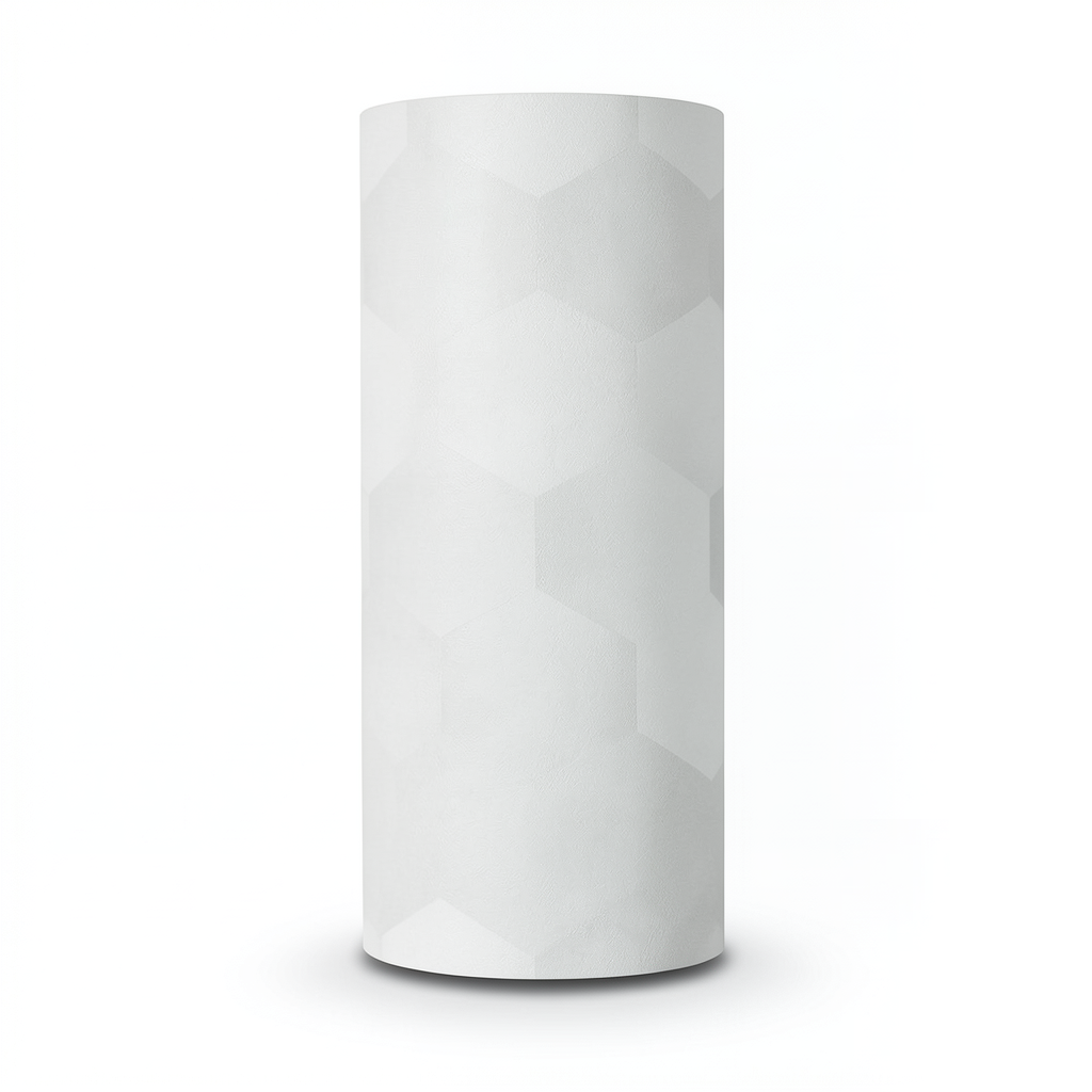 Italian Wall Decoration Geometric Design, Pale Gray, Roll 10 m