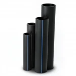 مواسير HDPE الجودة  ضغط 16 بار قطر خارجي 110 مم سمك 15.1 مم لون اسود