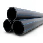 HDPE Pipes PE 80 Nominal Pressure 10 Bar Outside Diameter 225 mm Thickness 16.6 mm Black | NEPROPLAST