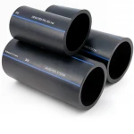 SPS HDPE Pipes  PE 80 Pressure 5 Bar Outside Diameter 200 mm Thickness 7.7 mm Color Black