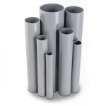 مواسير UPVC قطر خارجي 60.5 مم سمك 2.2 مم لون رمادي