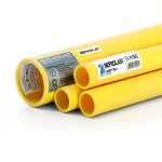 مواسير HDPE PE 80 ضغط 6 بار قطر خارجي 400 مم سمك 18.2 مم لون أصفر | نيبروبلاست