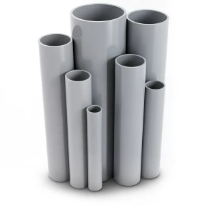 مواسير UPVC قطر خارجي 75.0 مم سمك 1.8 مم لون رمادي