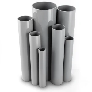 UPVC Pipes Outside Diameter 75.3 mm Thickness 2.2 mm Gray