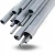 UPVC Pipes Al-Rajhi  EB 35  Size 6 inch Thickness 3.86 mm Gray Colour