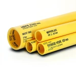 مواسير HDPE PE 80 ضغط 6 بار قطر خارجي 500 مم سمك 22.8 مم لون أصفر | نيبروبلاست