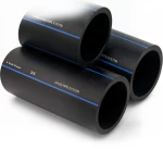 مواسير HDPE السعودي  PE 80 ضغط 12.5 بار قطر خارجي 225 مم سمك 20.5 مم لون اسود