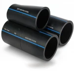 مواسير HDPE السعودي PE 80 ضغط 8 بار قطر خارجي 140 مم سمك 8.3 مم لون اسود