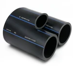 SPS HDPE Pipes  PE 80 Pressure 12.5 Bar Outside Diameter 140 mm Thickness 12.7 mm Color Black