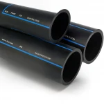 مواسير HDPE السعودي  PE 80 ضغط 5 بار قطر خارجي 160 مم سمك 6.2 مم لون اسود