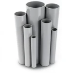 UPVC Pipes Nominal Pressure 6 Bar Outside Diameter 168.5 mm Thickness 5.2 mm Gray