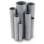 UPVC Pipes Nominal Pressure 9 Bar Outside Diameter 168.5 mm Thickness 7.6 mm Gray