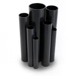 مواسير UPVC قطر خارجى 140.0 مم سمك 2.6 مم لون اسود