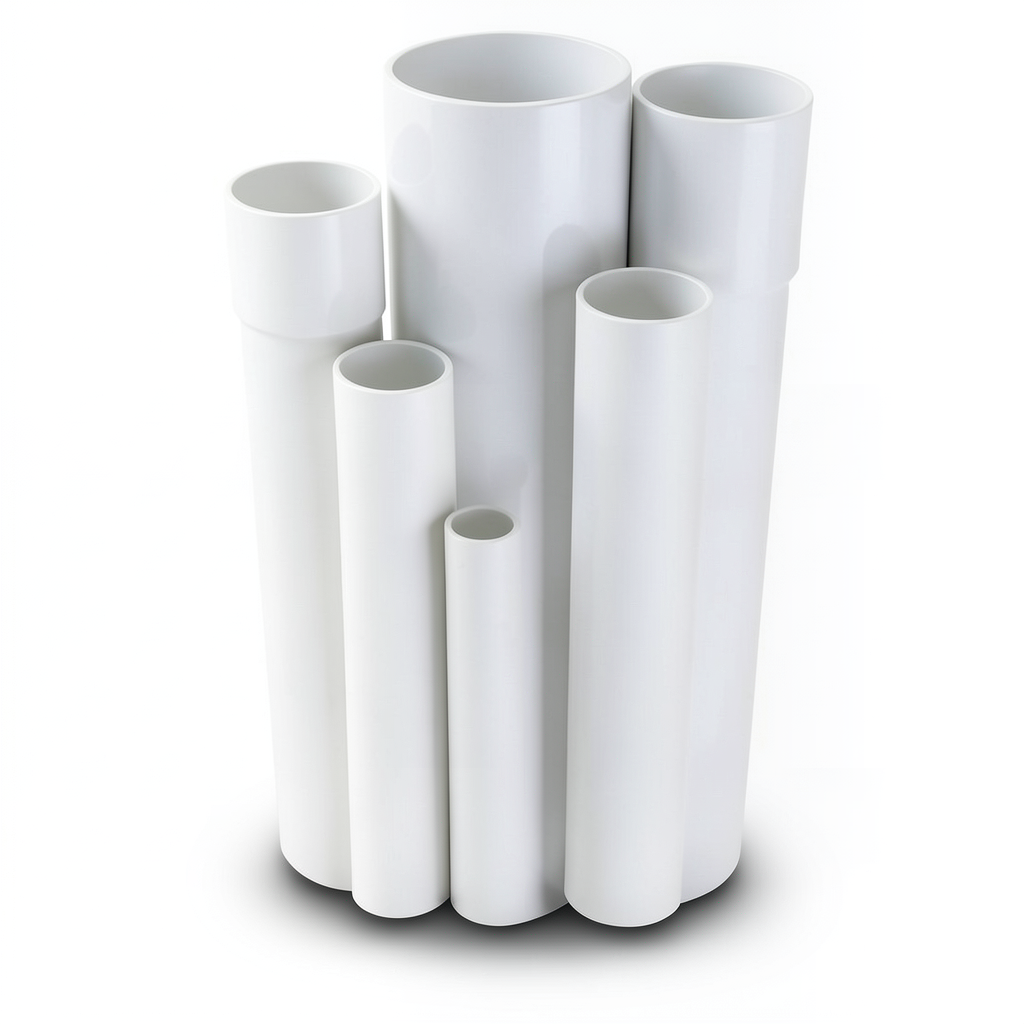 مواسير UPVC قطر خارجى 140.0 مم سمك 2.6 مم لون أبيض